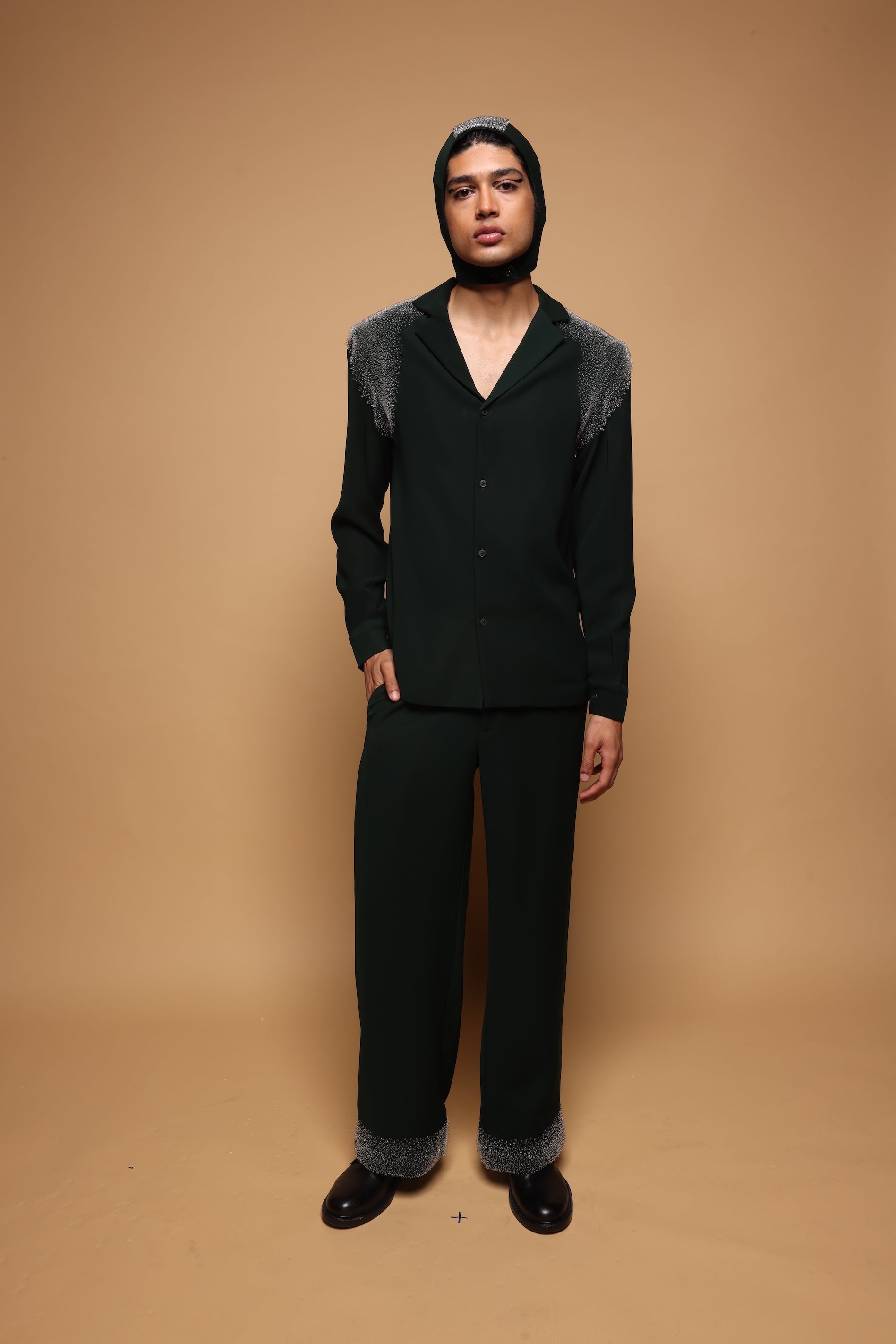 Gradiatied Hem Trousers