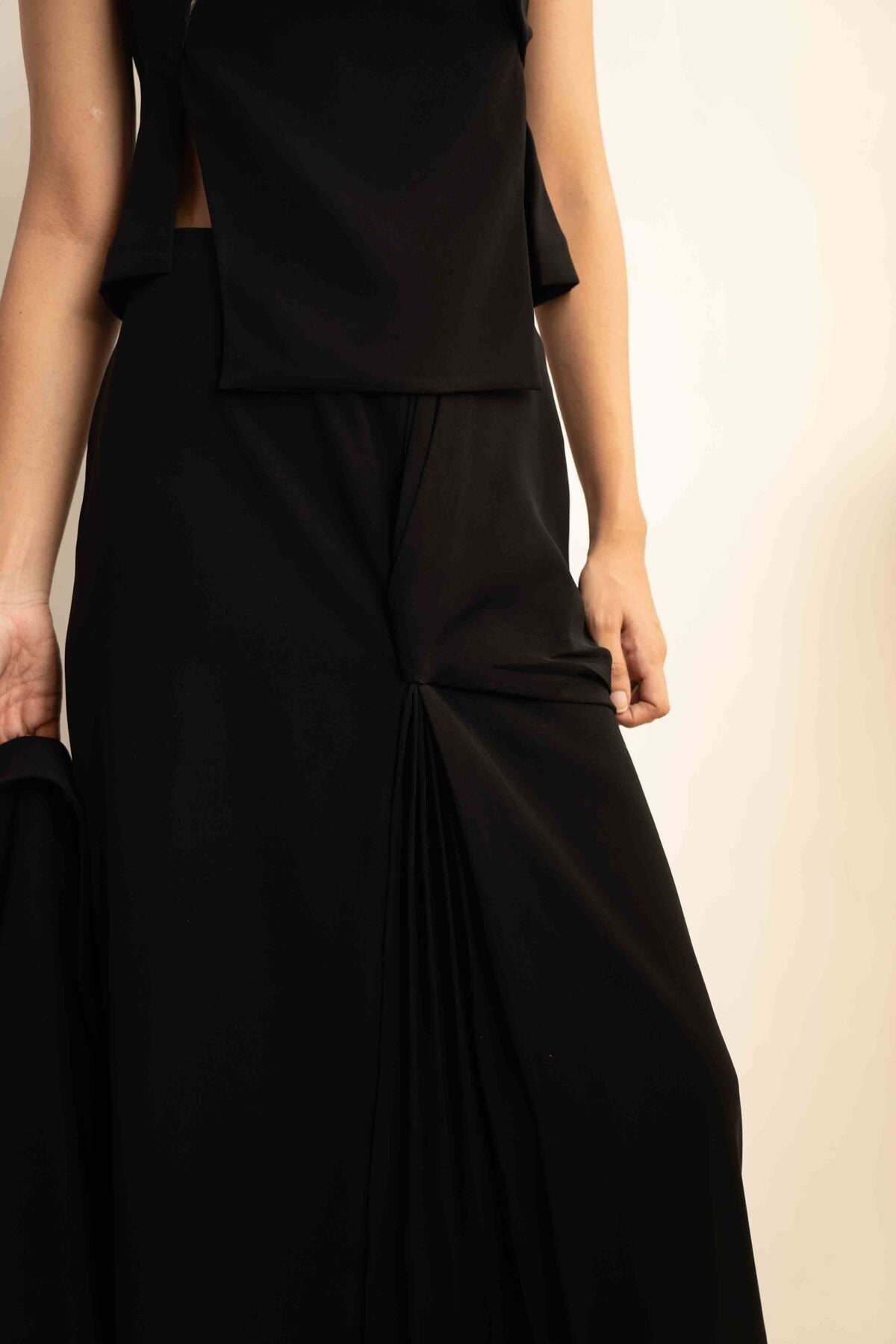 Knotted Trouser Skirt