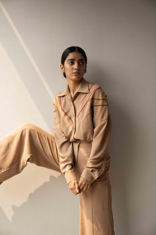 Pinch Straight Trouser