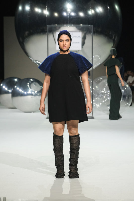 Raglan Overlay Dress