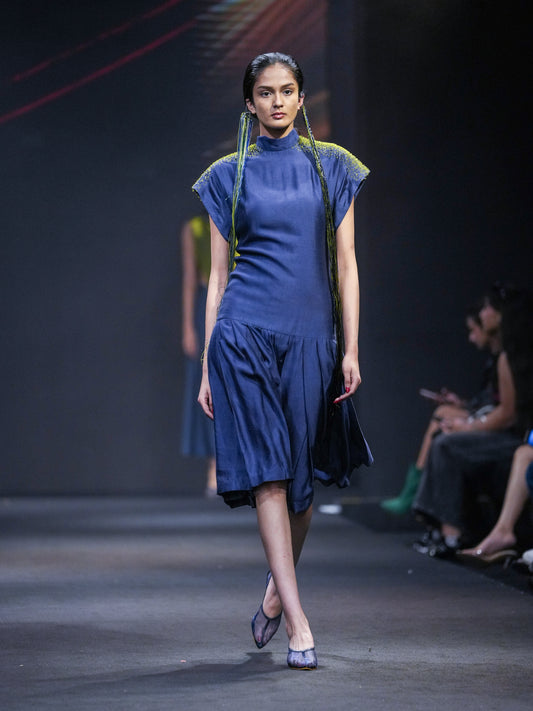 Chheeta Pleat Dress