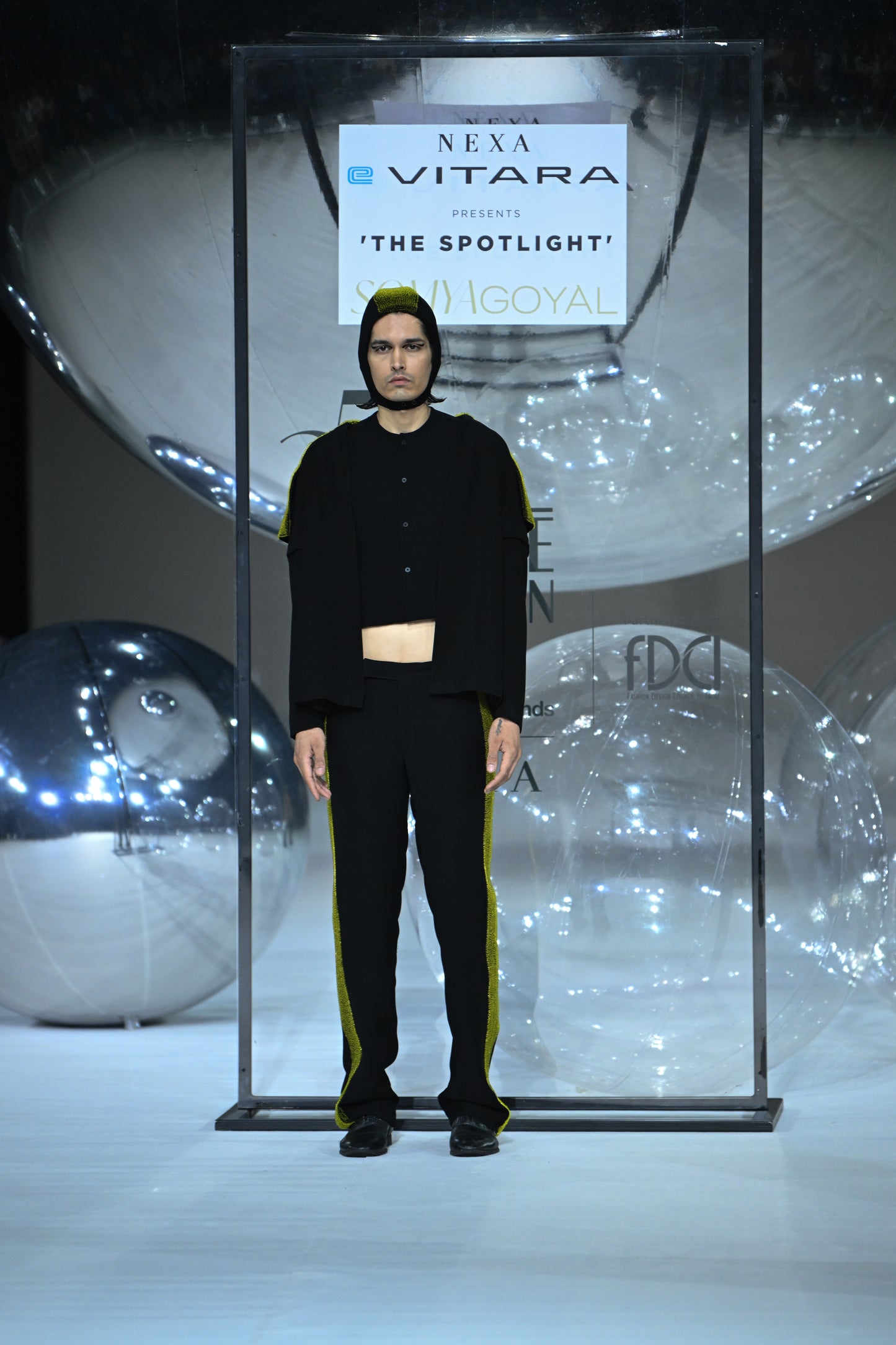 Side Textured Trousers