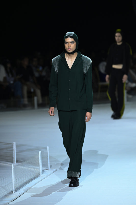 Gradiatied Hem Trousers