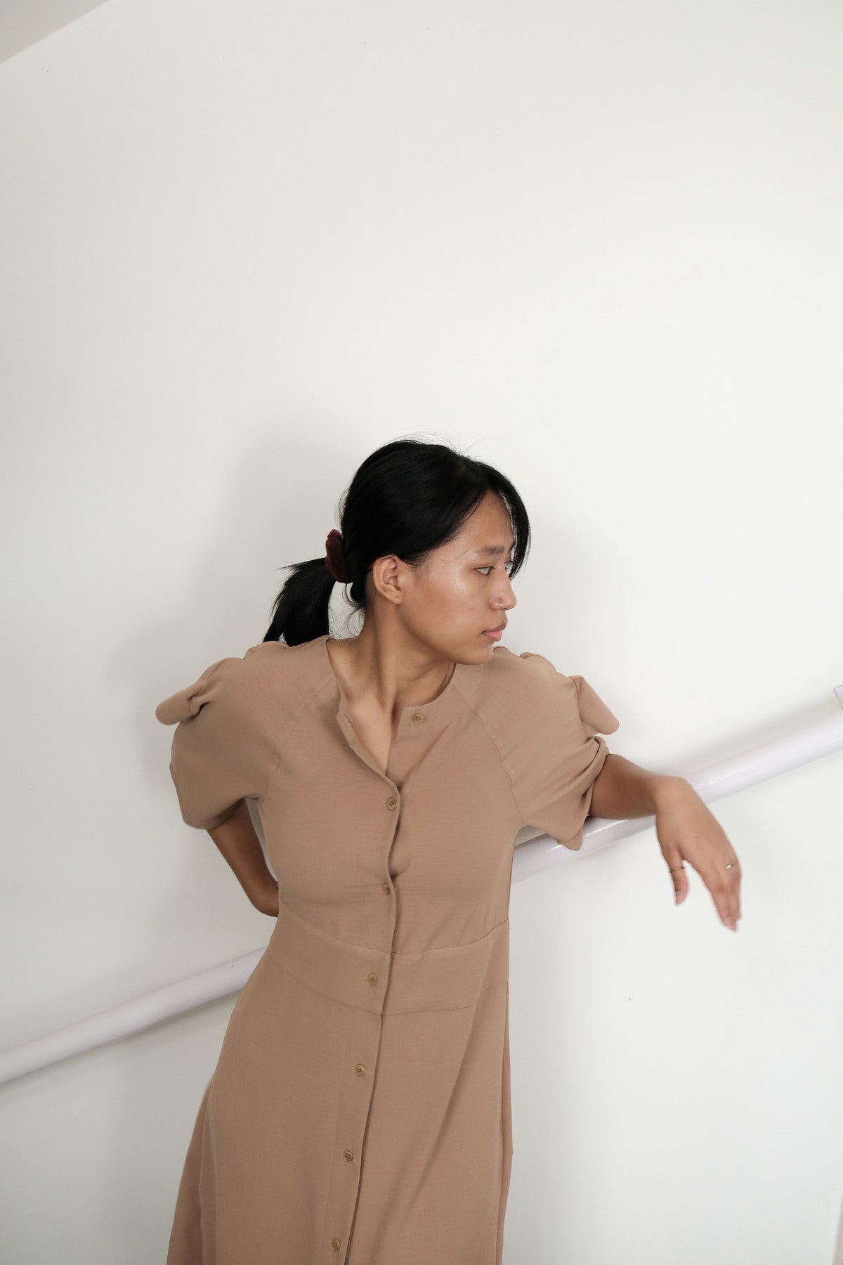 Shoulder Overlay Dress