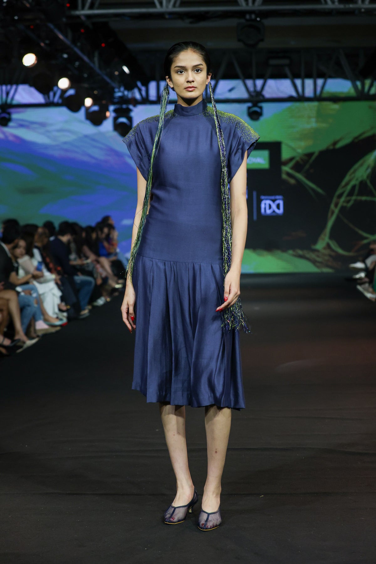 Chheeta Pleat Dress