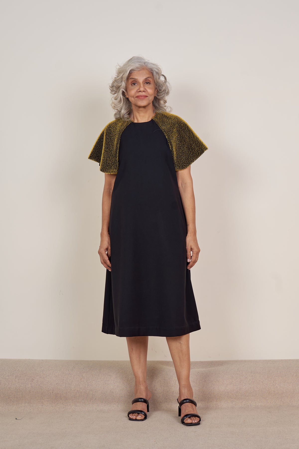 Raglan Overlay Dress