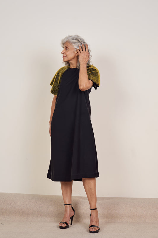 Raglan Overlay Dress