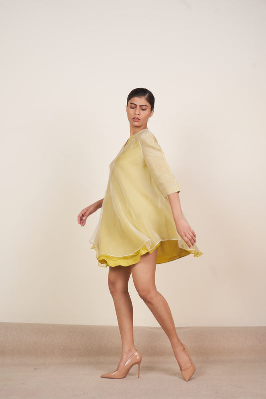 Sandwich Flared Dress