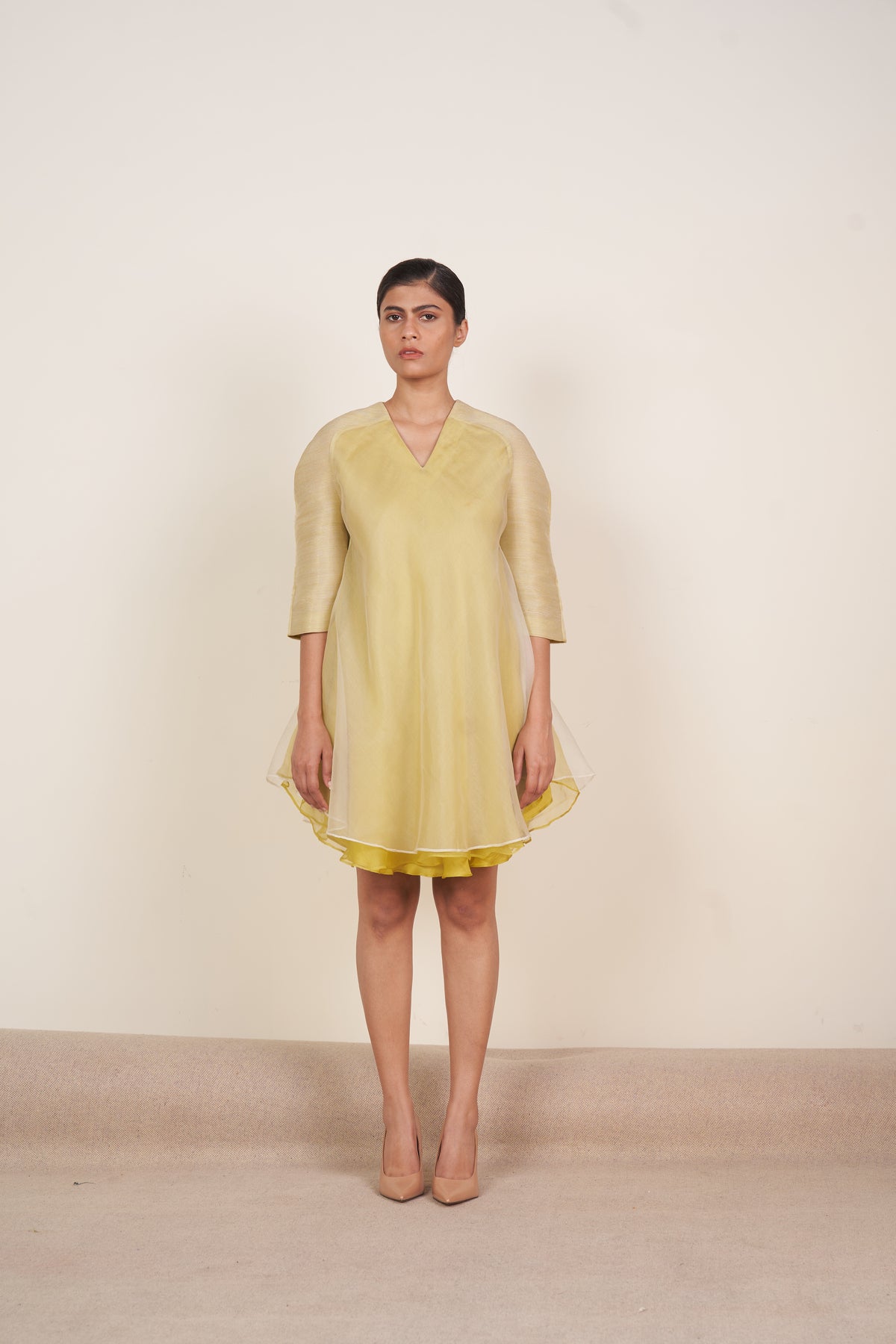 Sandwich Flared Dress