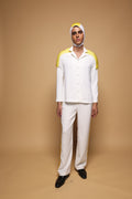 Side Textured Trousers