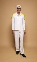 Side Textured Trousers