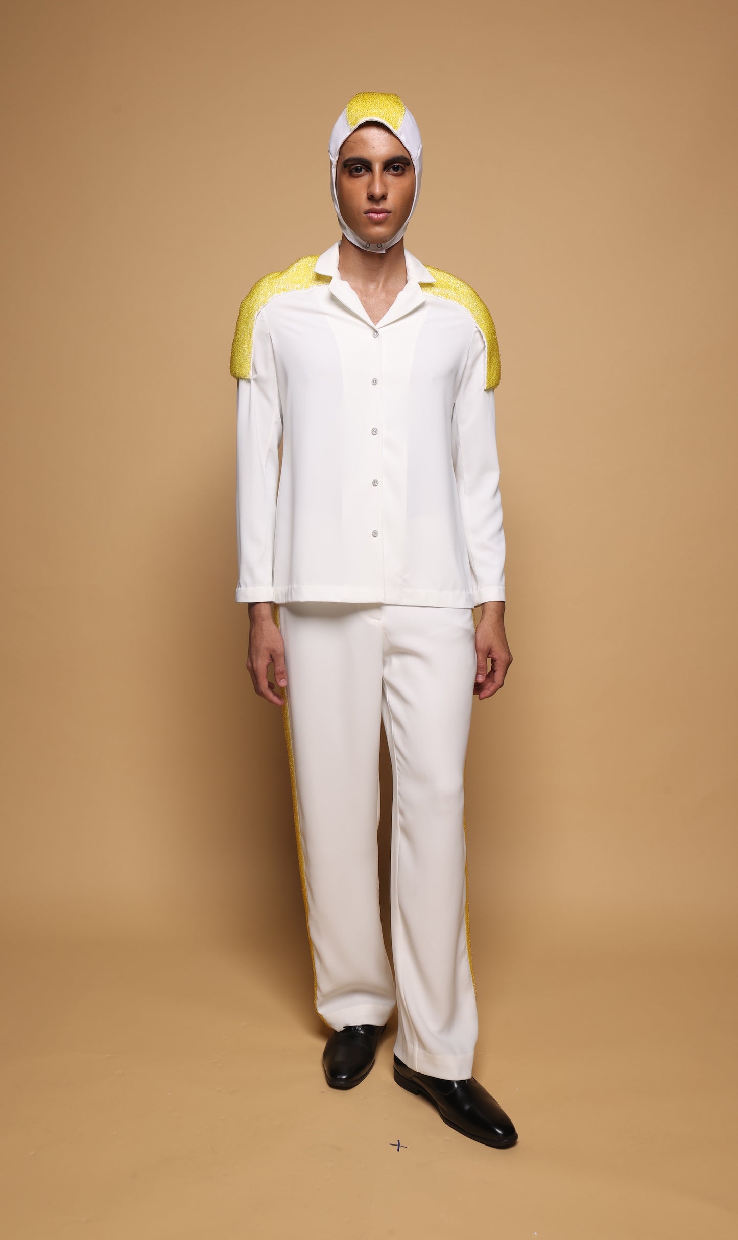 Side Textured Trousers