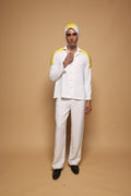 Side Textured Trousers