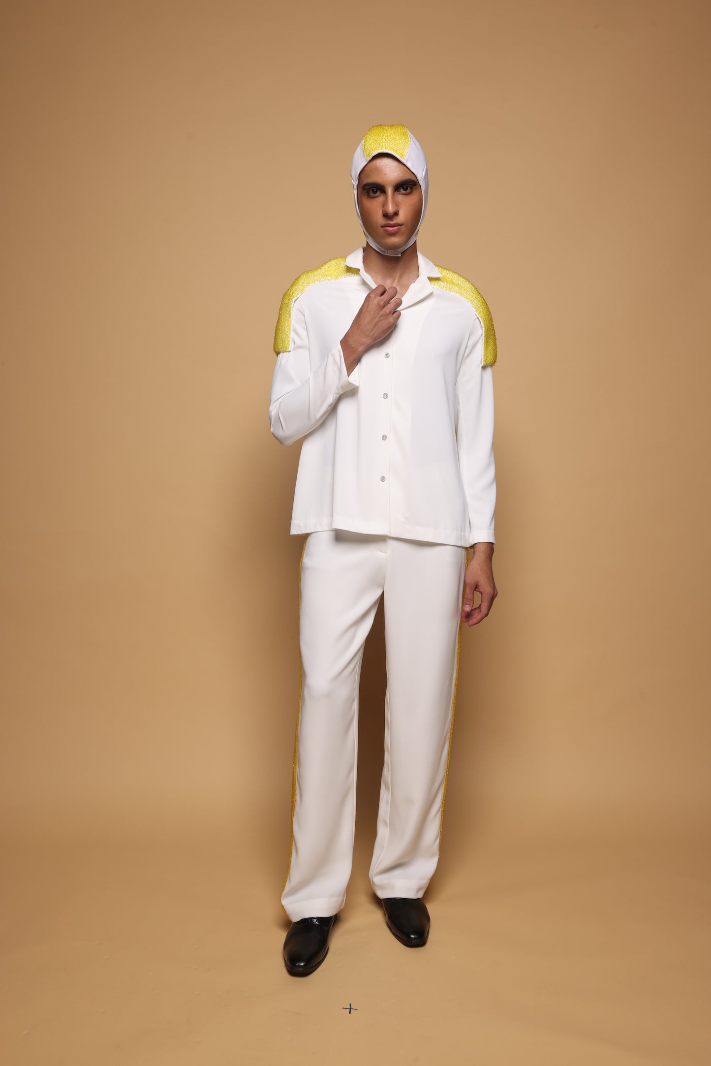 Side Textured Trousers