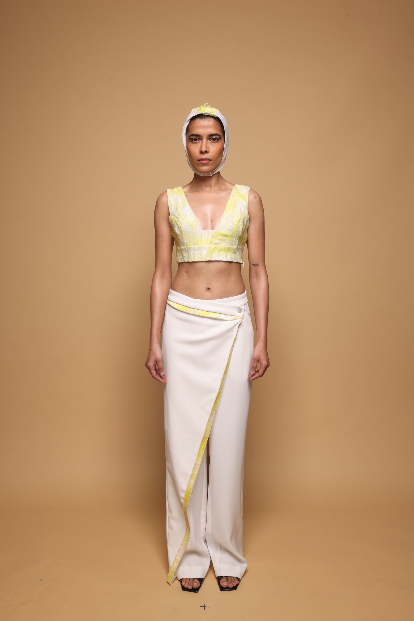 Ivory Arc Trousers