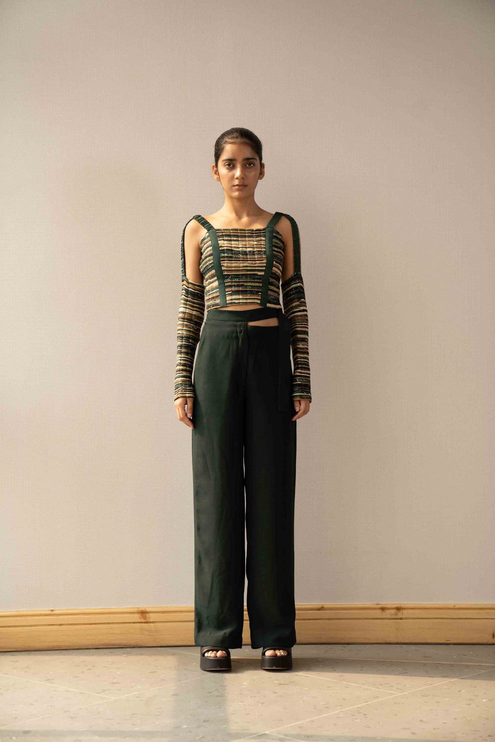 Double Waistband Trousers