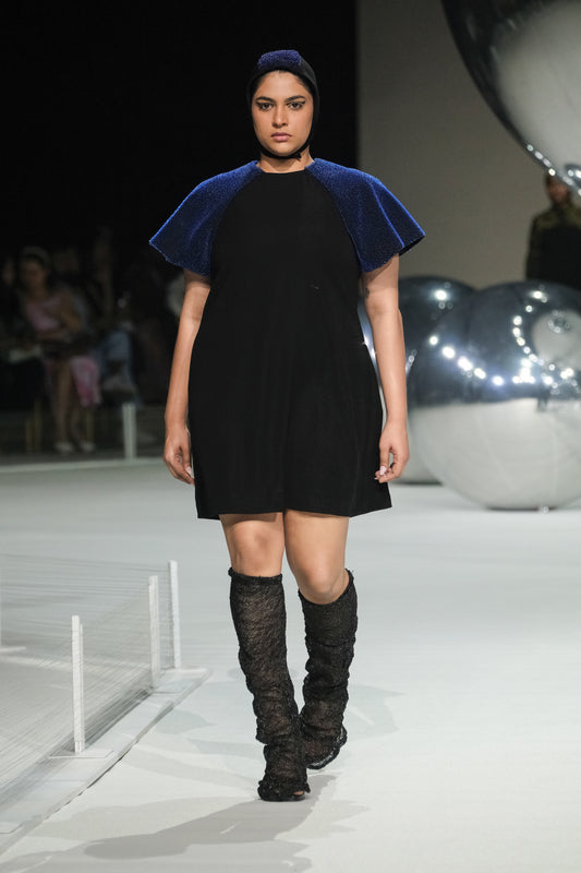 Raglan Overlay Dress