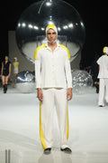 Side Textured Trousers