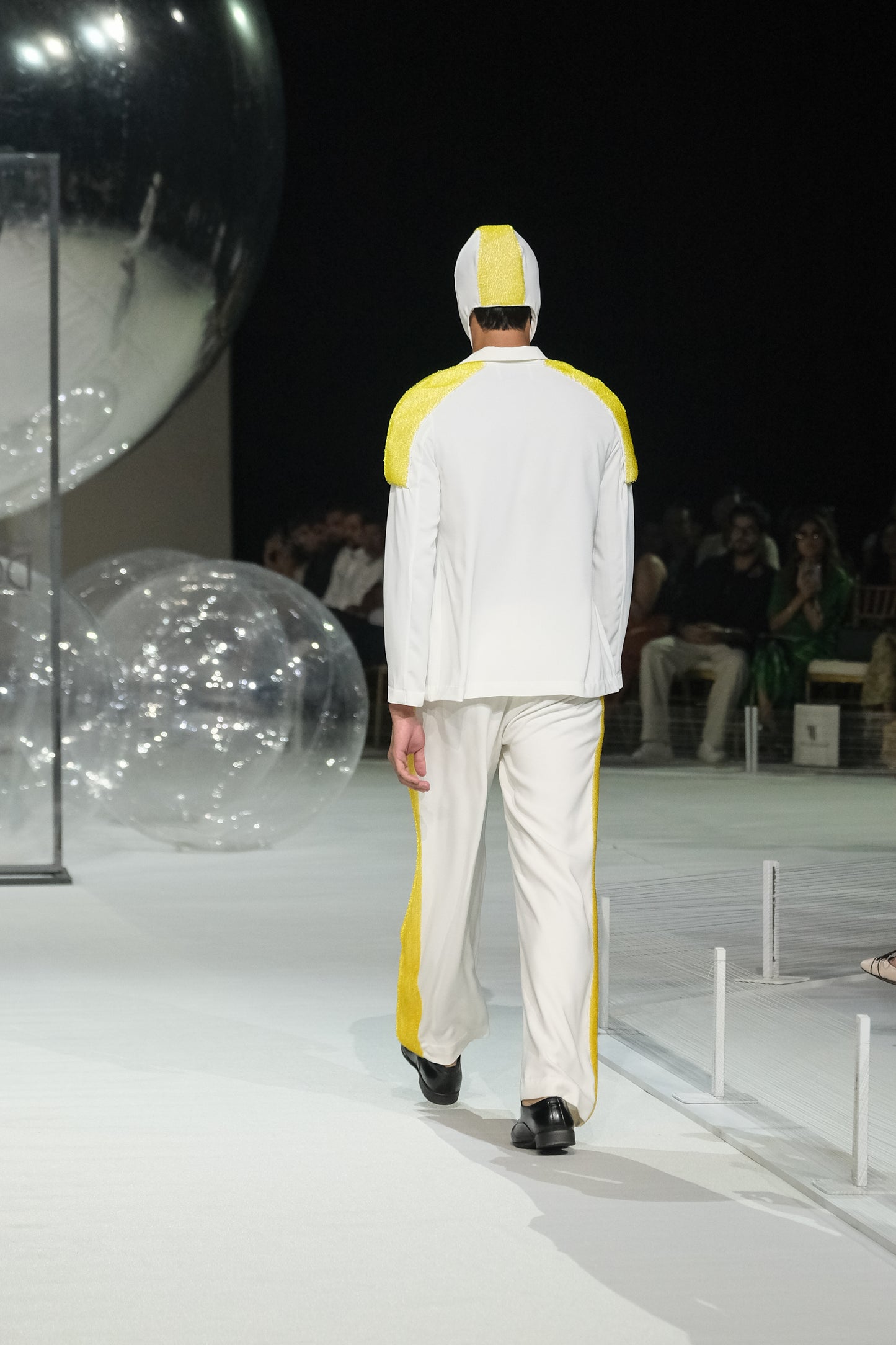 Side Textured Trousers