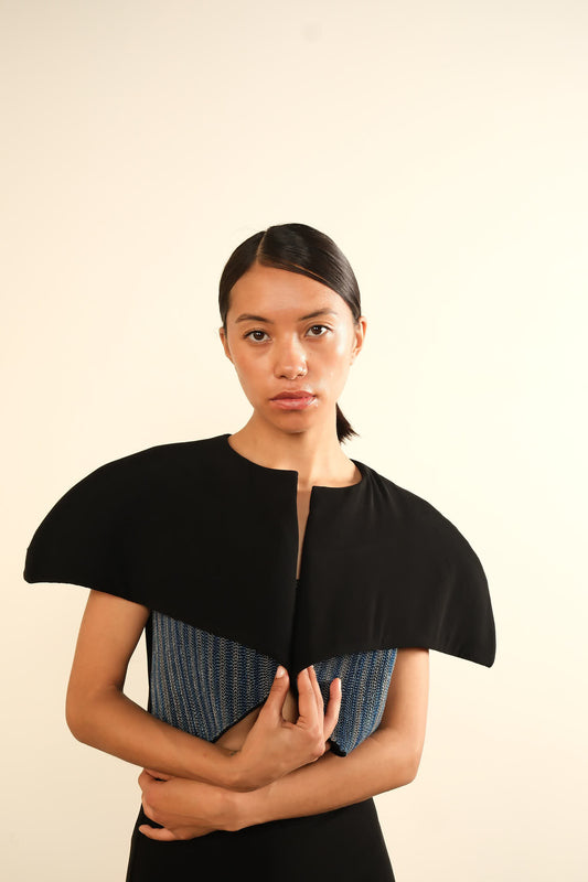 Cape Jacket Set