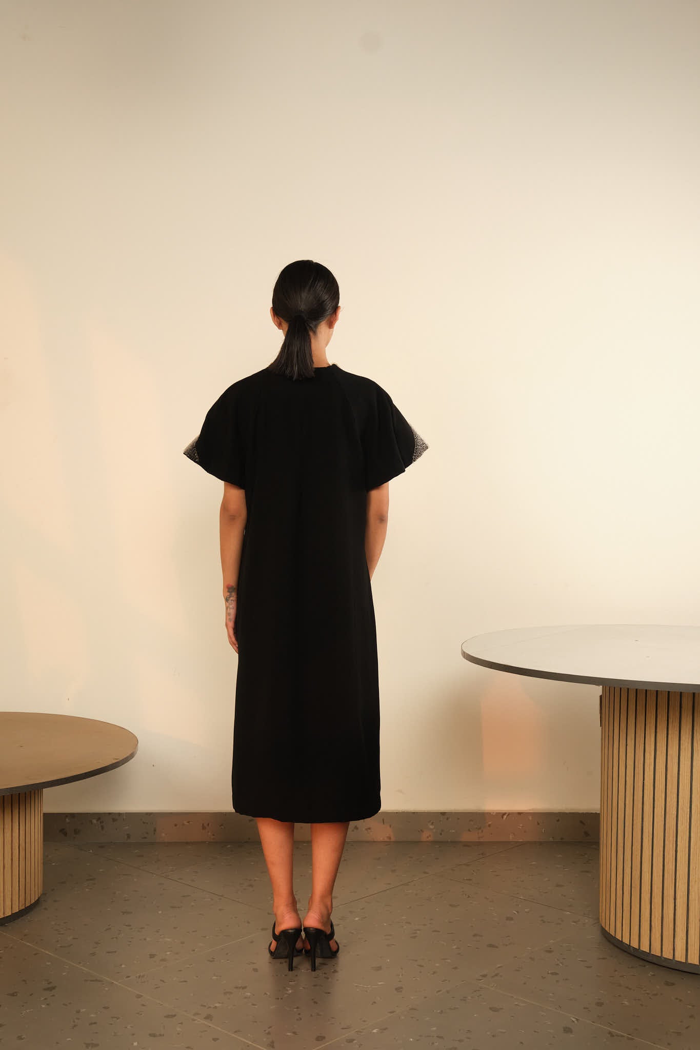 Fish Gill Overlay Dress