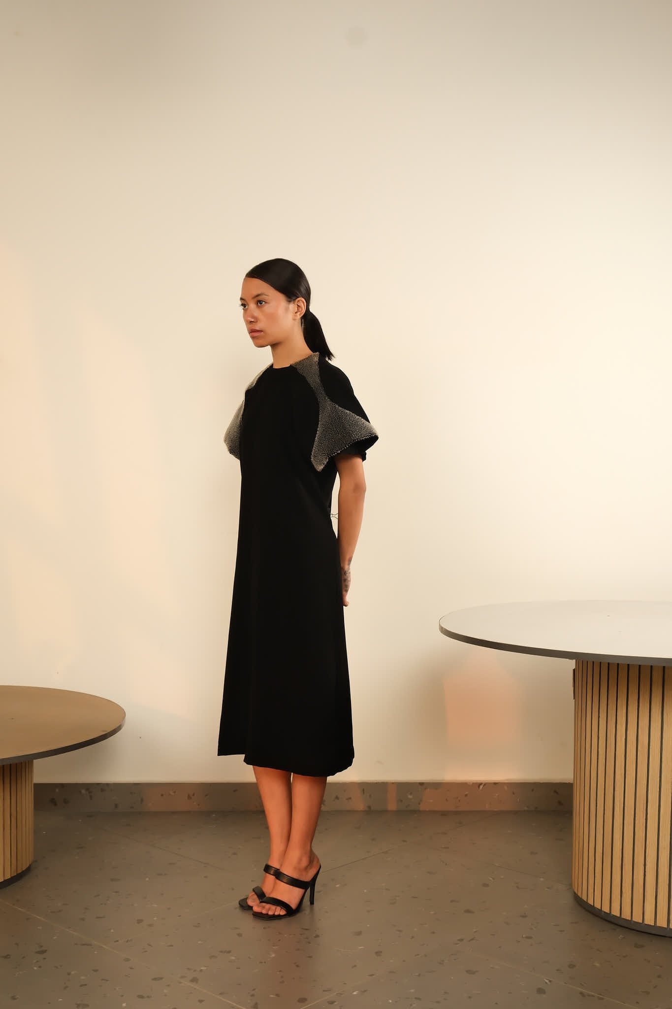 Fish Gill Overlay Dress