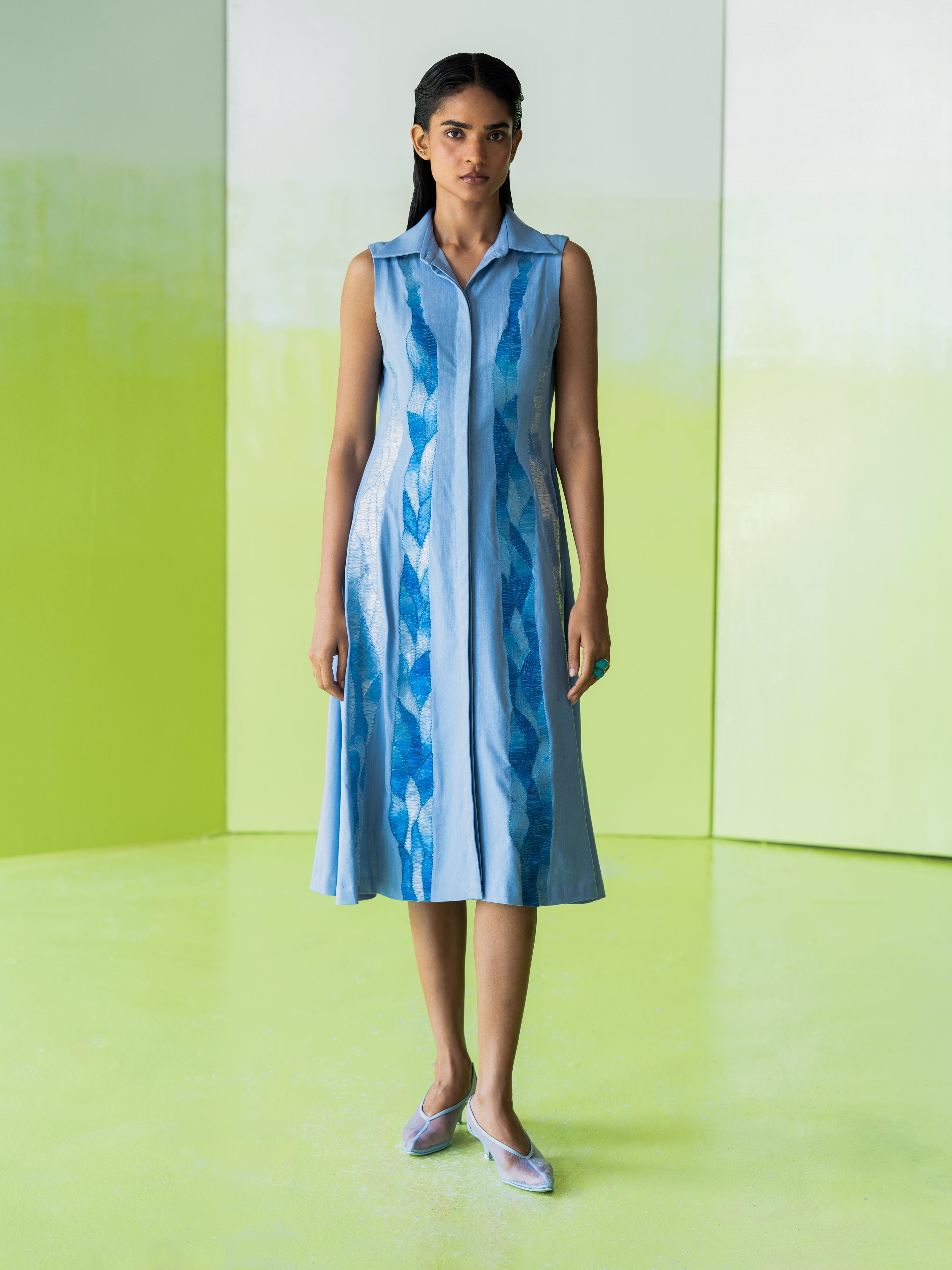 Leaf Line Dress