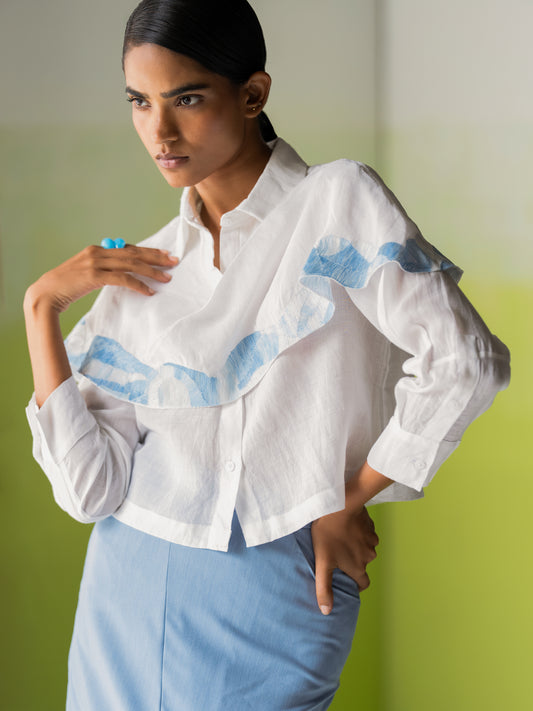 Ripple Collar Shirt