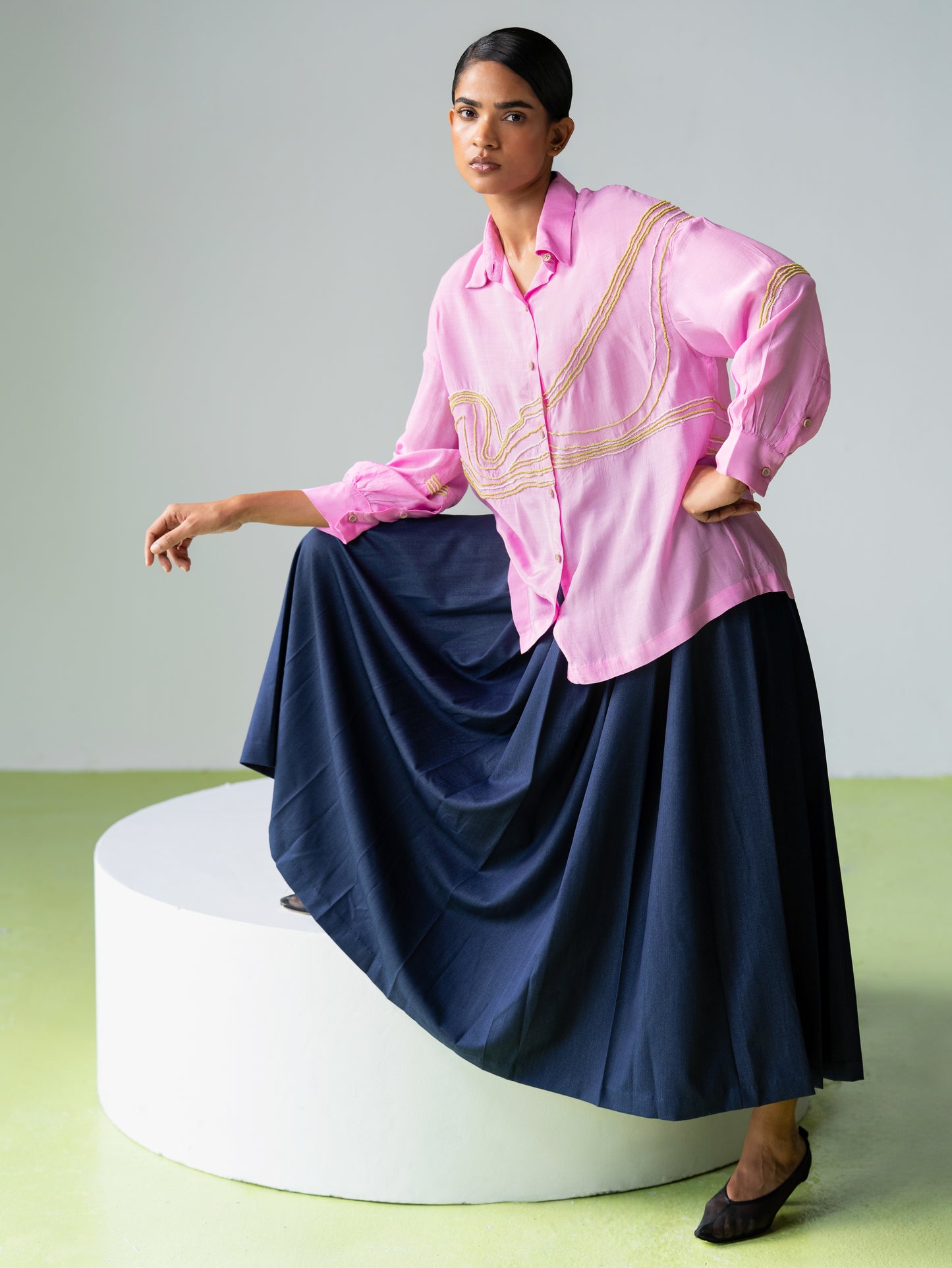 Fold Line Skirt