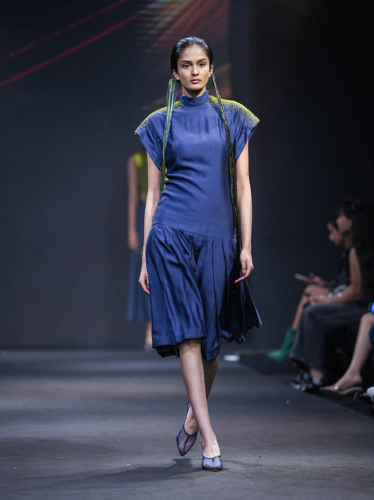 Chheeta Pleat Dress
