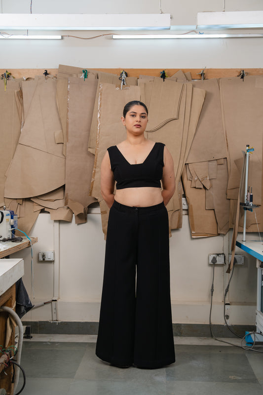 Seam Front Trousers