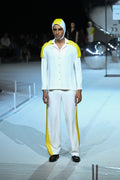 Side Textured Trousers
