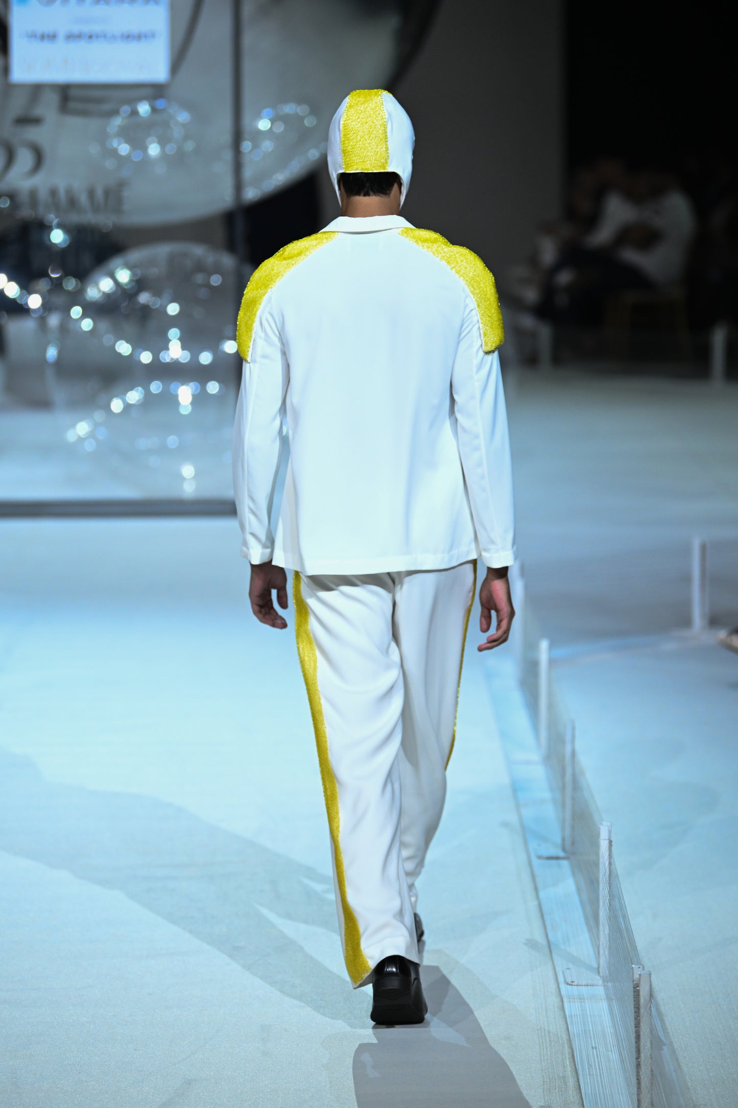 Side Textured Trousers