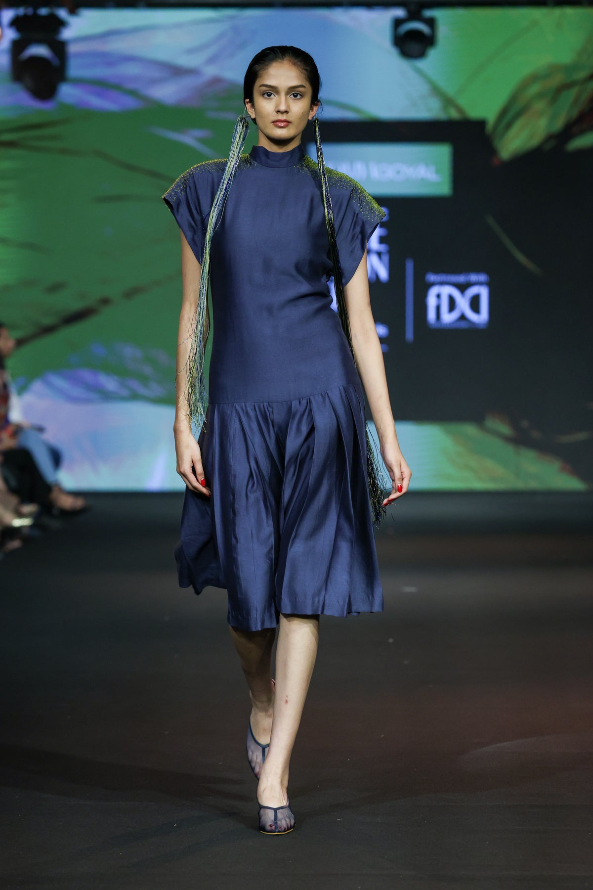 Chheeta Pleat Dress