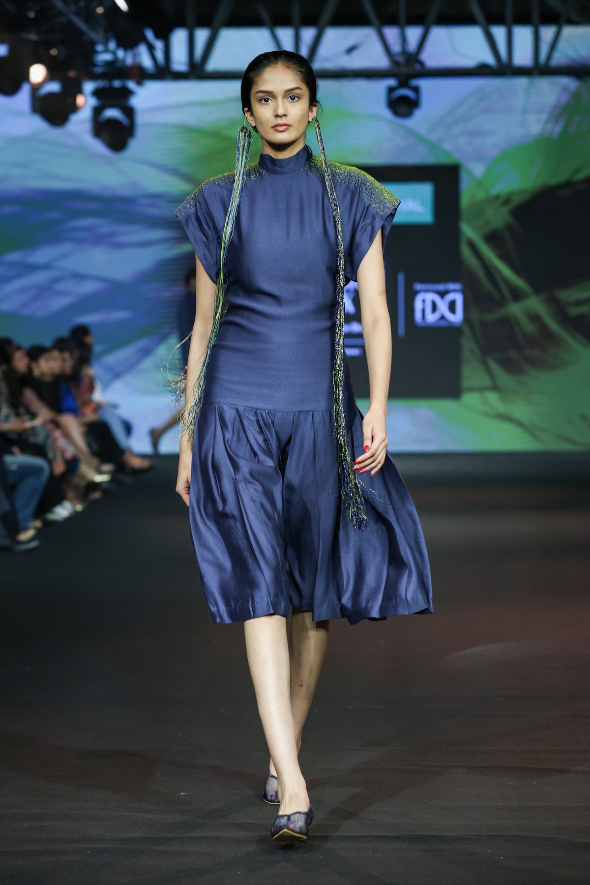 Chheeta Pleat Dress