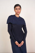 Blue Cape Top