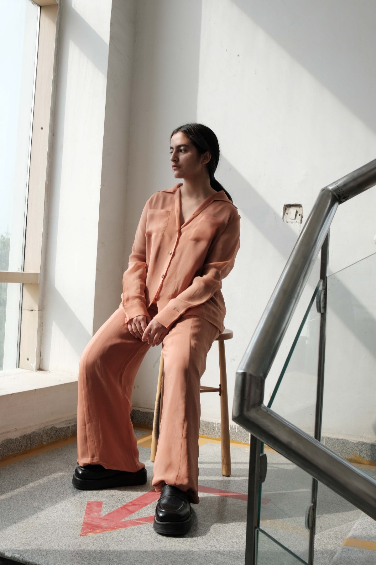 Pale peach set