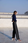 Double Waist Charcoal Trousers