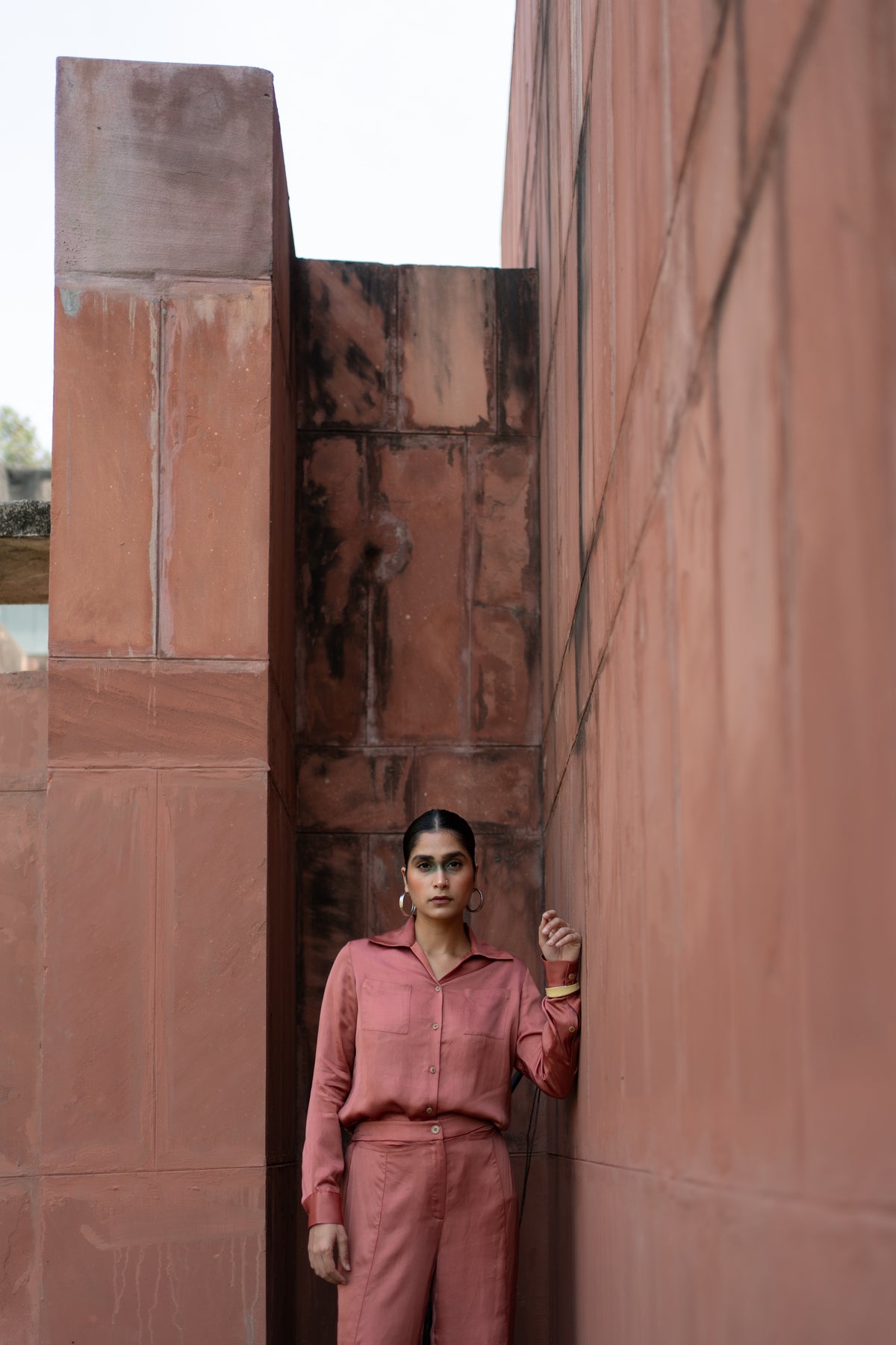 Salmon Pink Shirt